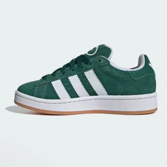 NWT Adidas Campus 00s Dark Green Sneakers J Size 5.5 W7 - Picture 6 of 16